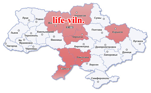 вильный лайф для центральной украины карта