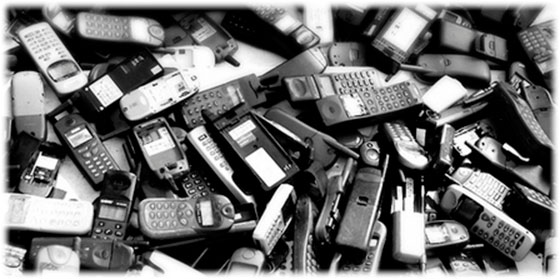 мобильные телефоны свалка
