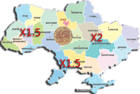 Карта украины МТС цены